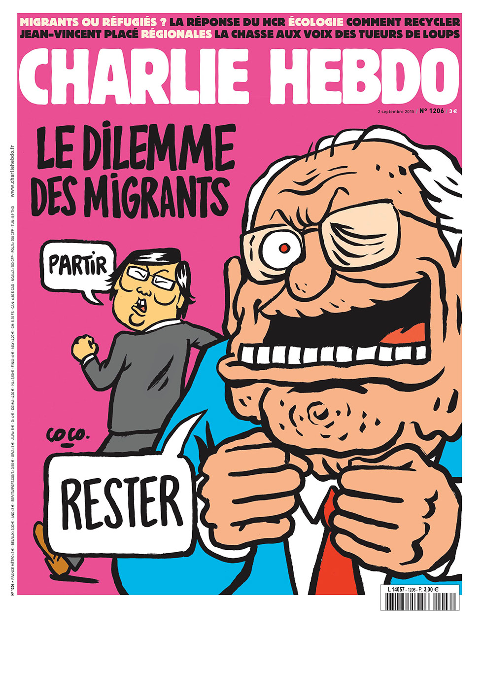 Charlie Hebdo n°1206 --- 2 septembre 2015