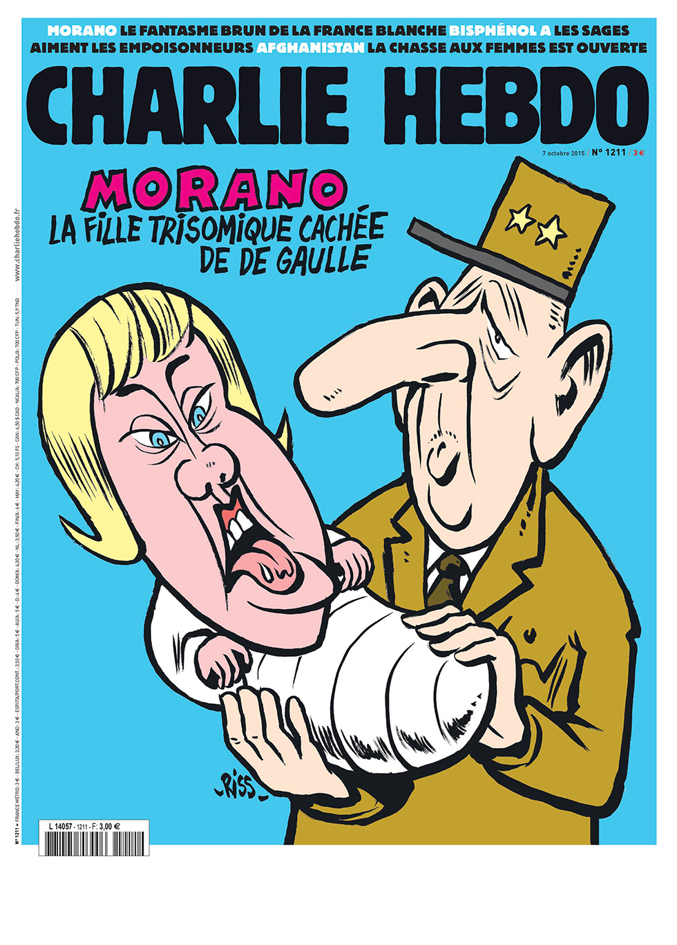 Charlie Hebdo n°1211 --- 7 octobre 2015