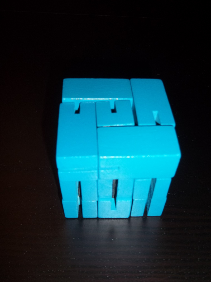 Le cube serpent bleu de chez Fridolin.de