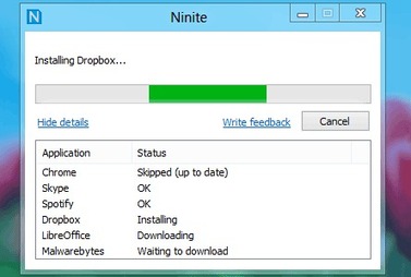 Ninite – Installer et mettre à jour les applications classiques de Windows en un clic