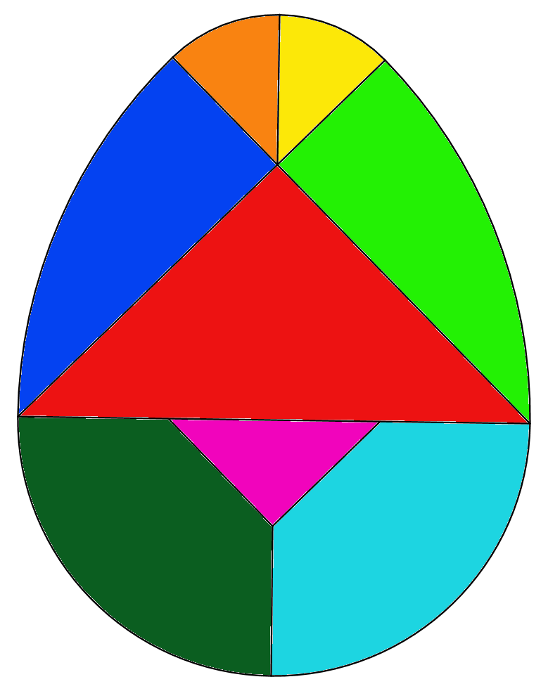 Le tangram : l’oeuf magique
