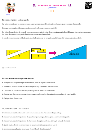 Le puzzle de Lewis Carrol