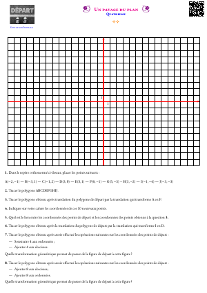 Un pavage du plan