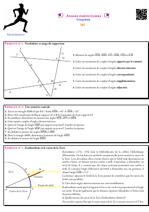 Angles particuliers