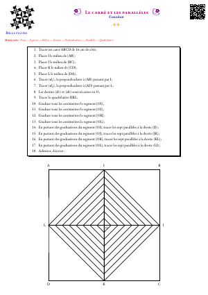 Le carré et les parallèles