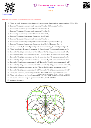 Une boule pour le sapin