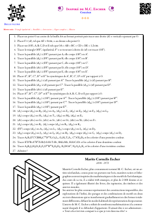 Inspiré de M.C. Escher