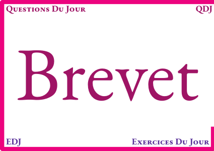 Chapitre 6 --- Brevet