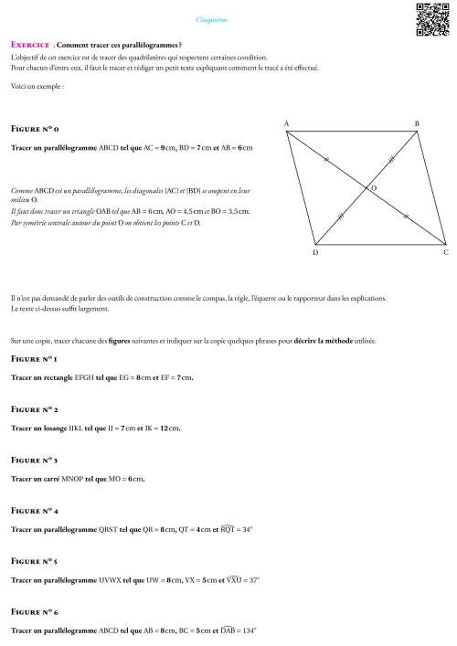 Formation --- Devoir maison --- Traçons des parallélogrammes
