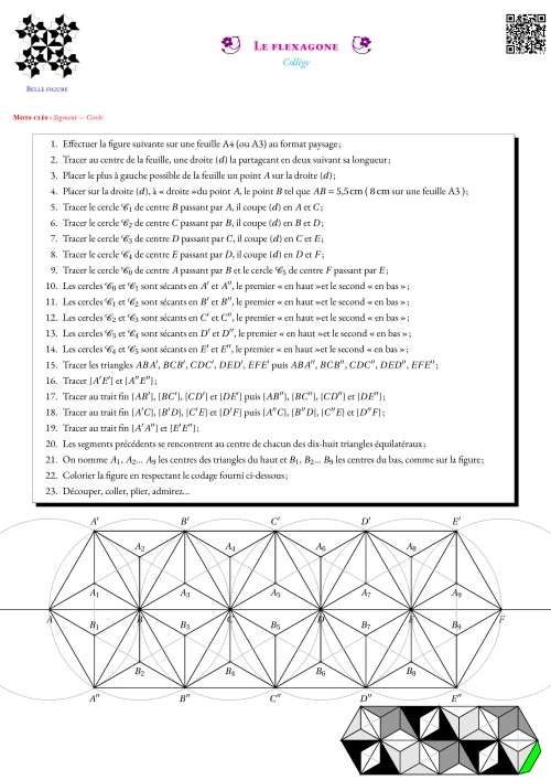 Figure de géométrie --- Magique,Hexagone