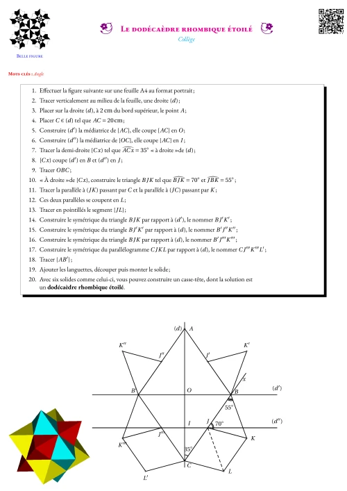 Figure de géométrie --- Solide