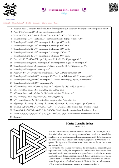 Figure de géométrie --- Illusion d'optique